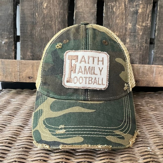 Faith Family Football Hat