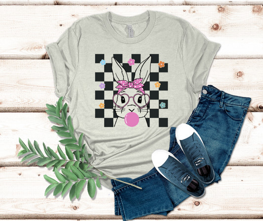Bunny Checkerboard-Black