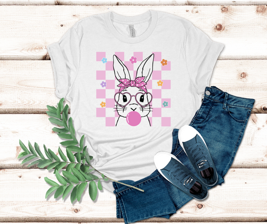 Bunny Checkerboard-Pink