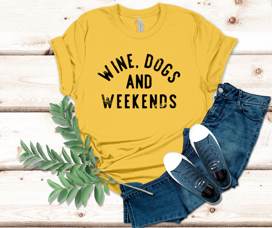 Wine Dogs and Weekends