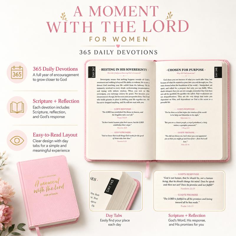 A Moment With The Lord For Women: 365 Daily Devotions